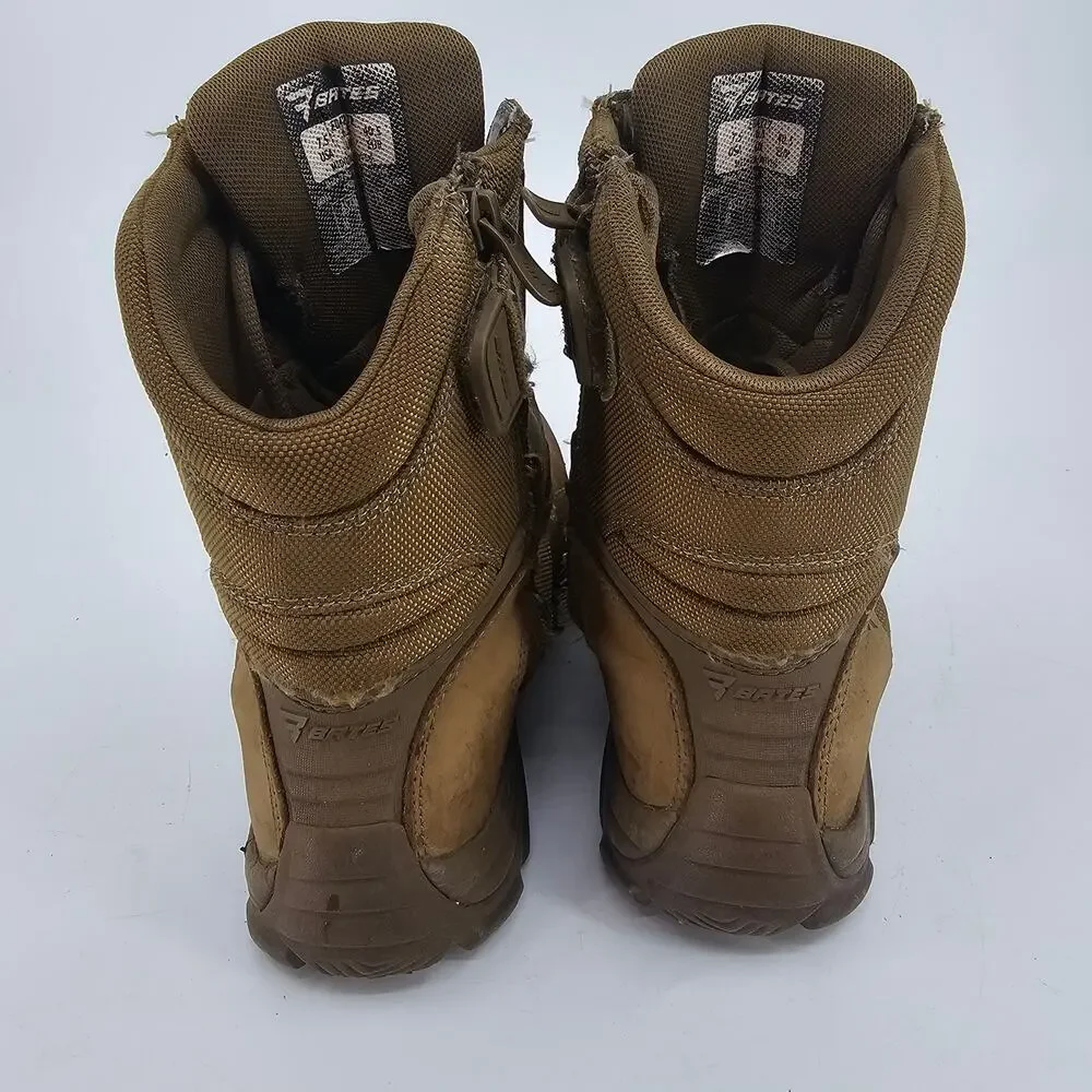 BATES GX-8 Waterproof Composite Toe Coyote Side Zip Boots E04272 Men's 7.5